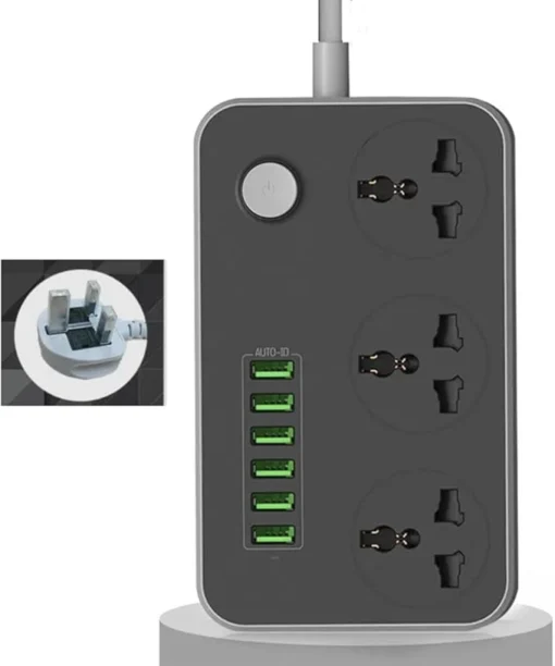 Power Socket Extension Board with Cord