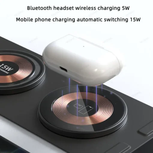 Foldable Transparent Magnetic Qi Wireless Charger Pad - Image 3