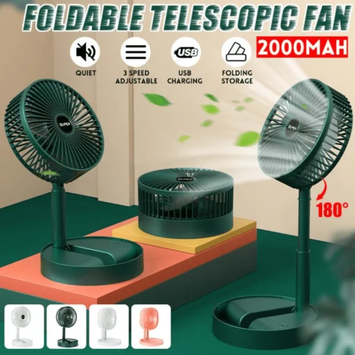 Portable Electric Mini Fan - Image 3