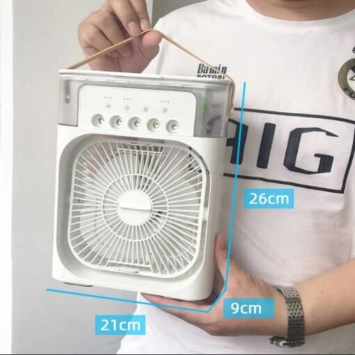 Portable Cooling Fan with Ice Chamber - Image 4