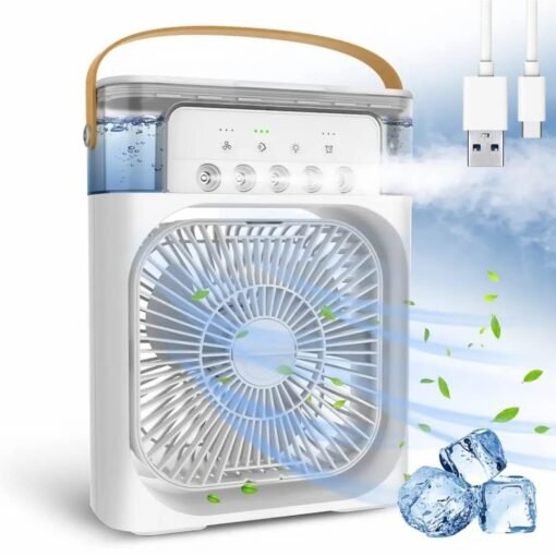 Portable Cooling Fan with Ice Chamber - Image 6